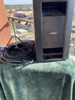 Bose PS 28 Series III Powered Subwoofer And cords Lifestyle 28 38 48 V25 V35 and T20