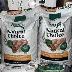  Nutro Natural Choice Adult Dry Dog Food, 2pk