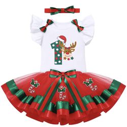 Christmas 1st Birthday Outfit