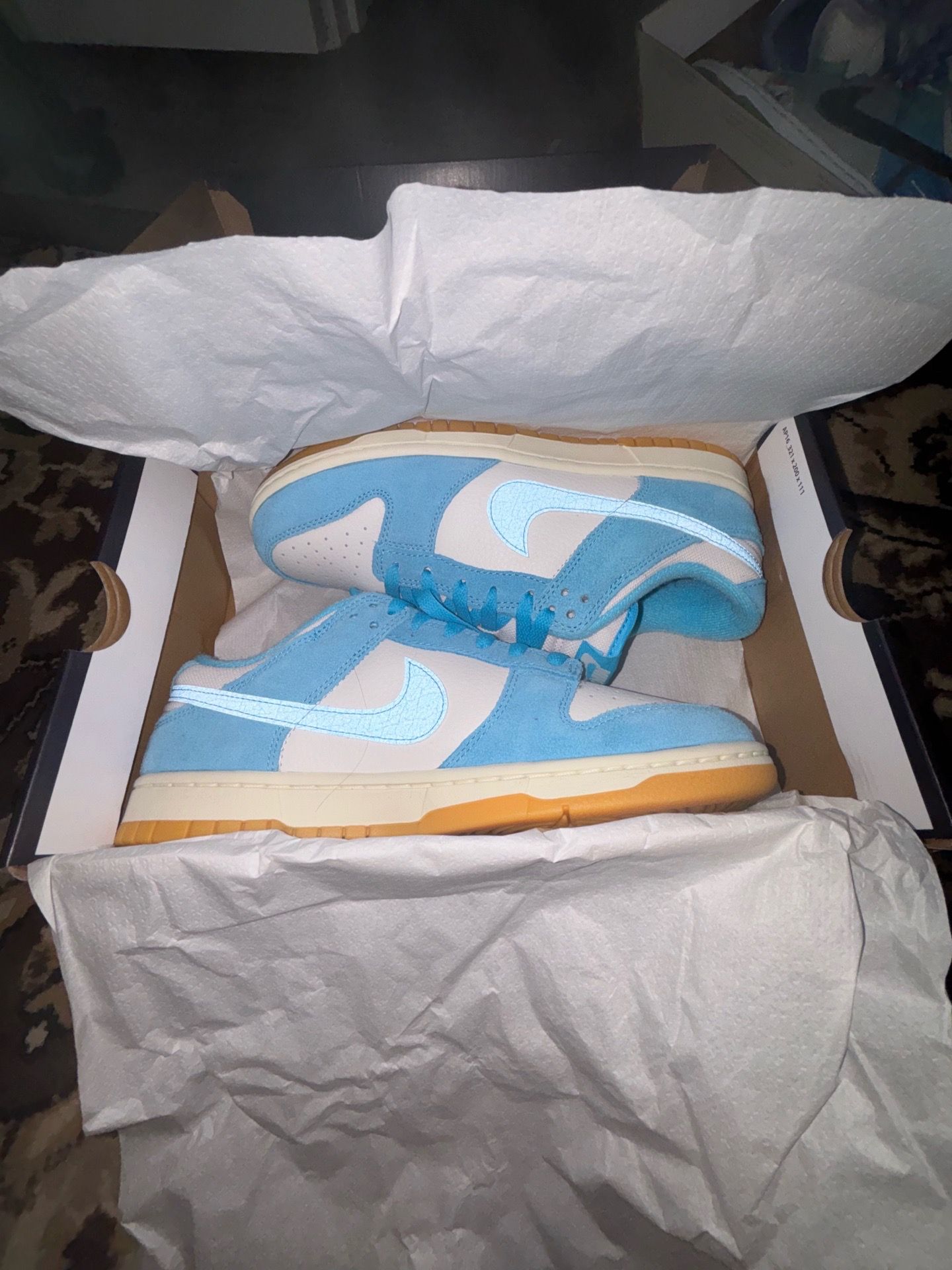 Cyan nike dunks