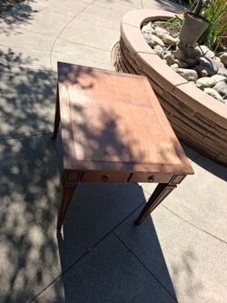 End table with drawer