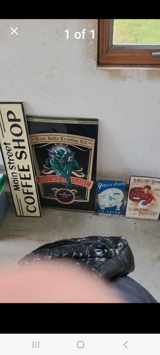 Cool Metal Signs Take All $20