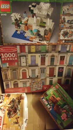 Games legos and puzzle