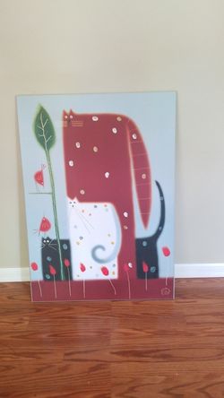 Adorable Cat Picture - Ready to hang art