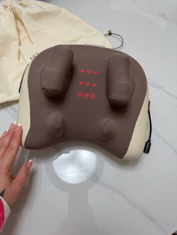 Heated Massage Cushion with Red Light – Home Massager