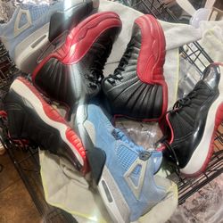 Jordan 4 UNC Jordan 11 Low Bred Jordan 12 Flu