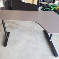 IKEA Bekant Corner Desk-Right, Gray
