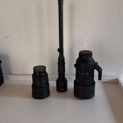 SONY E Sigma 70-200mm Sigma 14-24mm Laowa Probe macro 24mm