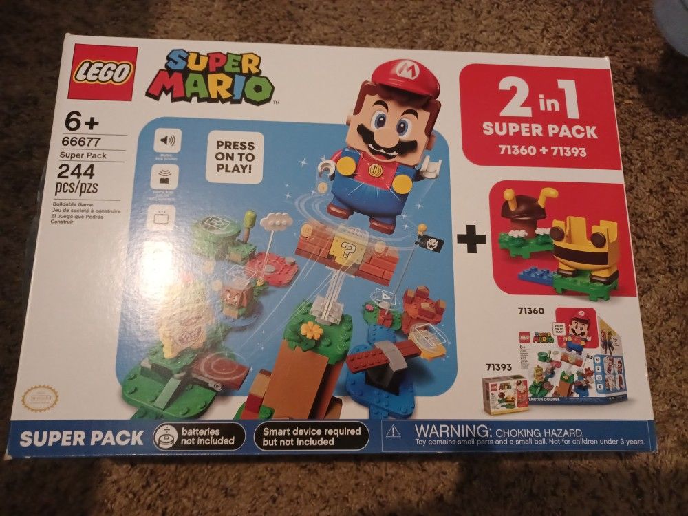 Lego Super Mario 2 In 1 Super Pack 66677