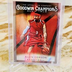 NBA 2021 GOODWIN CHAMPIONS ALL WORLD 76ers ALLEN IVERSON SILVER HOF RARE