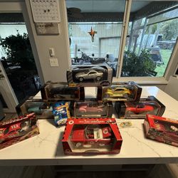 11 New Sealed Car Collection Maisto 1:18 Scale Vintage Models Made In Thailand 