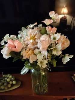 Vintage Single Stem Silk Flowers 