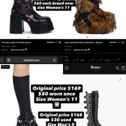 Alternative Boots Demonia & Dolls Kill