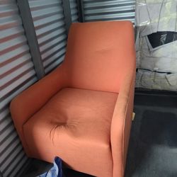 Orange Rocking Chair