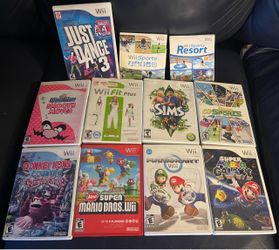 Nintendo Wii Game Lot