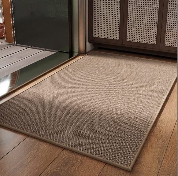 Yancorp 2'x3' Door Mats Indoor Outdoor Floormat Beige Washable