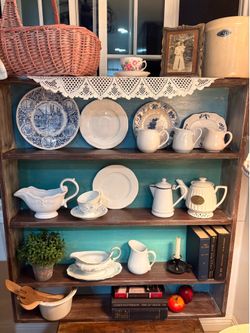 Handcrafted wooden shelf