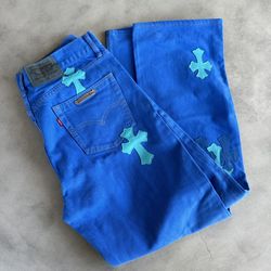 “Chrome Hearts” Levi’s jeans sz 34