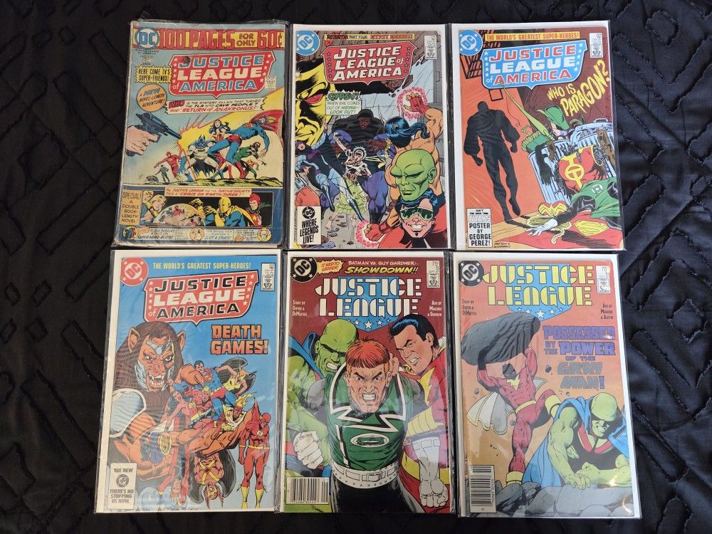 Justice League Comic Book lot of 6! DC. Vintage. Keys. Mixed lot. Bronze age.