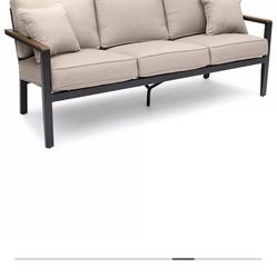 Modern Outdoor Sofa With Outdura Cushions