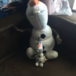 Large Disney Store Olaf And Baby Olaf 