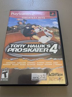 PS2 Tony Hawk Pro Skater 4 Video Game