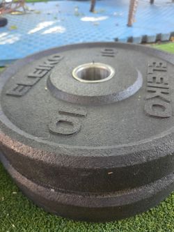 Eleiko 10kg Olympic Bumper Plate 2 pieces