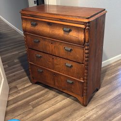 Antique Hardwood Dresser
