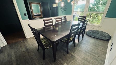 Indoor dining table, Dark Brown color