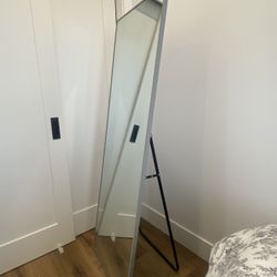 Standing Full Length Mirror - Wall Mount Or Standing 65”x22”