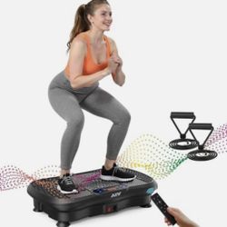 VIBRATION /FITNESS/THERAPY PLATE W/ Bluetooth And Remote 