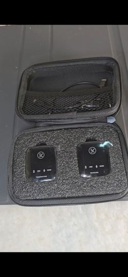 Wireless Lavalier Microphone 2.4G Dual Transmitter