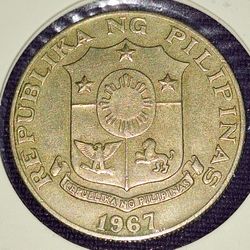 1967 Philippines 50 Sentimos Coin