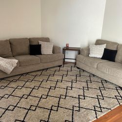 Set Of Couches And Rug 
