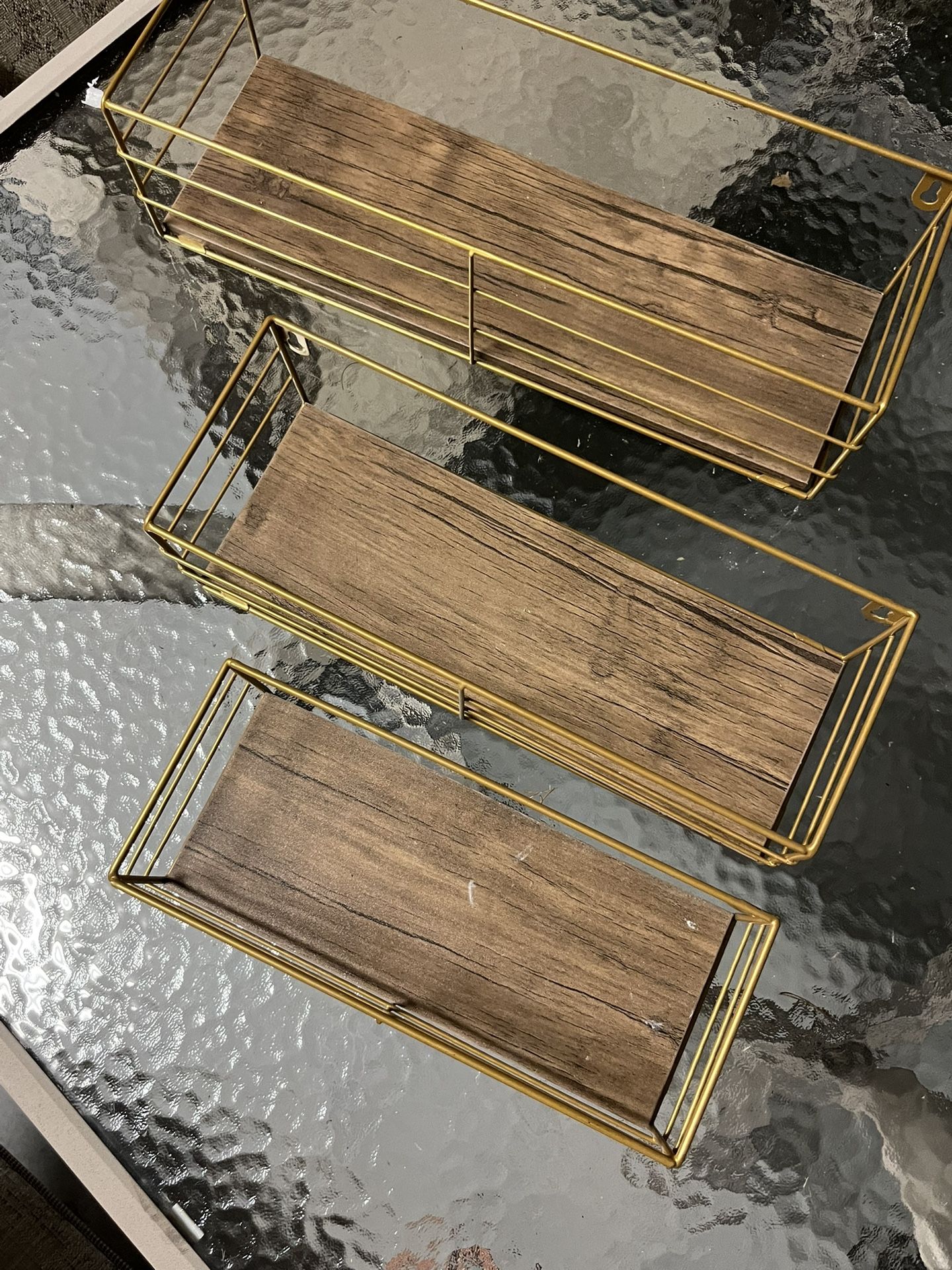 Shelves Wall Mounted Set of 3 | Multifunctional Hanging Storage Shelf for Home Decor