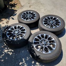 Toyota Wheels And Bridgestone Dueler Tires 265/60R20