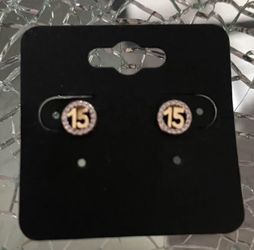 14K gold earrings