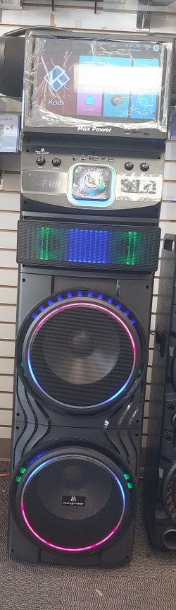 Maxpower speaker with bluetooth, USB, Aux, Mic