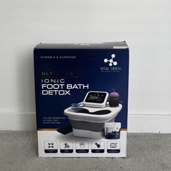 Vital Vibes Ionic Foot Bath Detox Machine. BRAND NEW, NEVER USED!