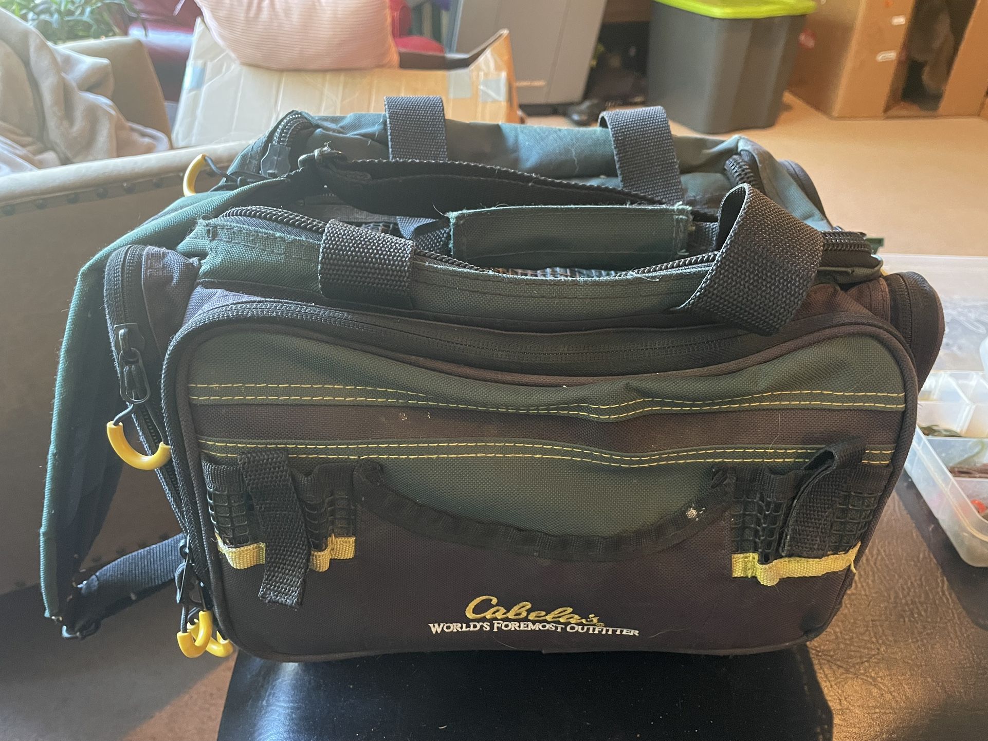 cabelas world's foremost outfitter tackle box Bag 