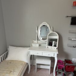 Vanity & Toddler Bed