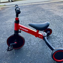 ELANTRIP 3-in-1 Toddler Balance Bike – Great Condition