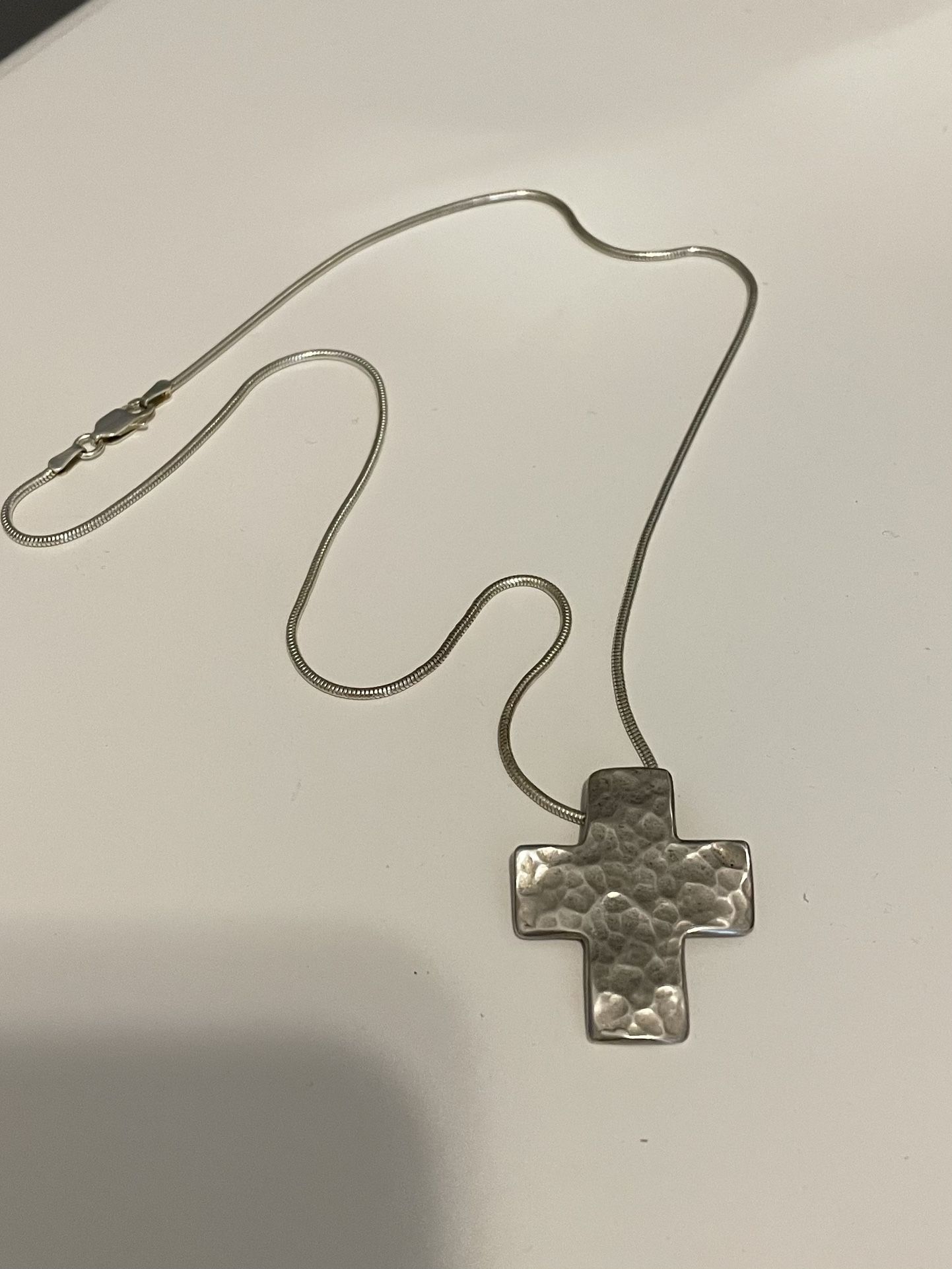 Silpada Sterling Silver Cross Pendant Necklace