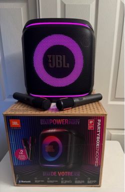 JBL PartyBox Encore 2 Portable Party Speaker with 2 Mics