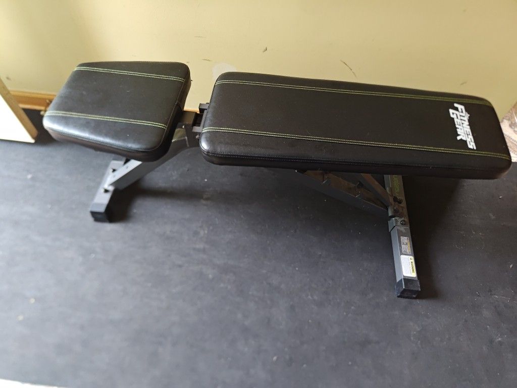 Fitness Gear Adjustable Bench With Wheels