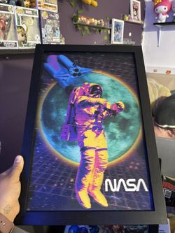 Cuadro De Astronauta 3D