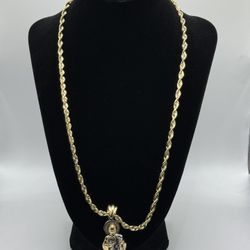 3D San Judas And Rope Chain