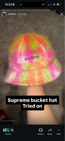 Supreme bucket hat