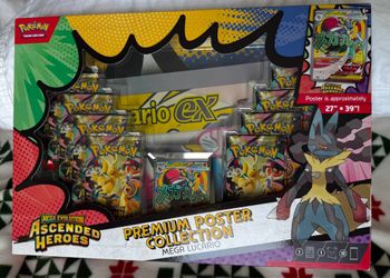Pokemon Ascended Heroes Lucario Poster Collection