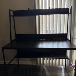 Large Black Computer Desk